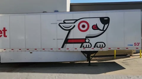 Target Semi Truck Object Retailer Markla... | Stock Video | Pond5