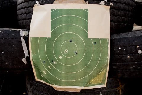 Target for shooting in a dash Stock Photos