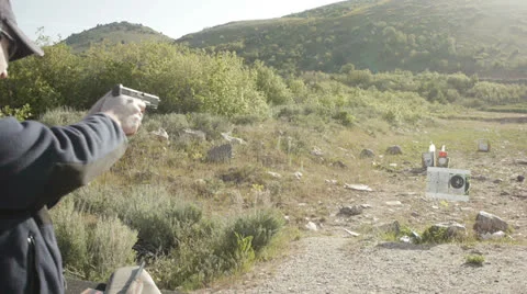 Target shooting Stock-Footage 24408681