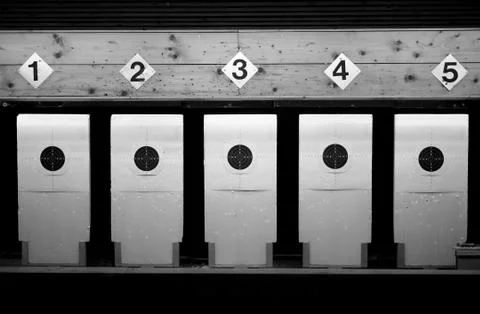 Target shooting Stock Photos