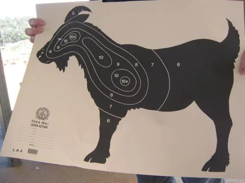 Target Shooting Range Foto stock