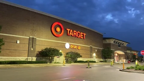 Target Store Exterior at Dusk Stock Footage 251552981