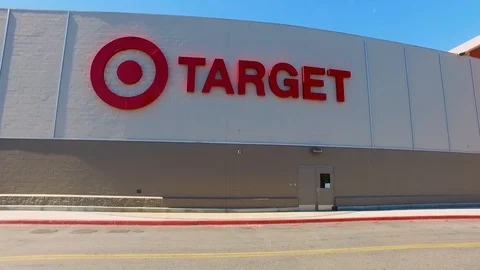 Target Store Sign Panning Stock-Footage 108624571