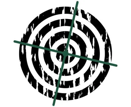 Target symbol. Grunge. Stock Illustration