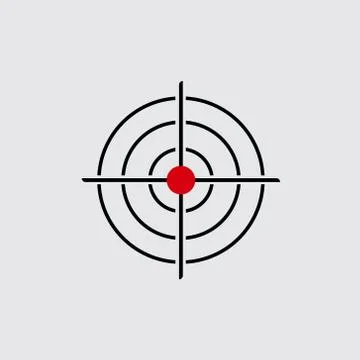 Target Symbol Stock Illustration