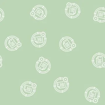 Target system file line seamless pattern Stock Illustration