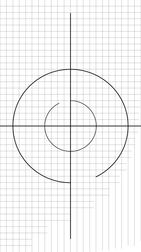 Target technical graph portrait Stock Footage 255159271