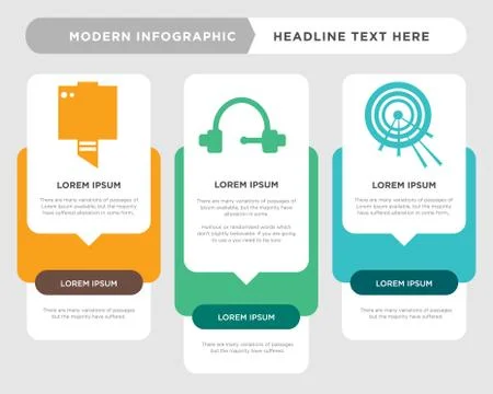 Target, Telemarketer, Printer infographic イラスト素材