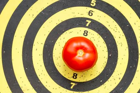 Target tomato Foto stock