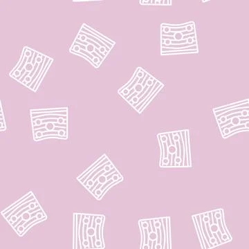 Target trainer line vector seamless pattern イラスト素材