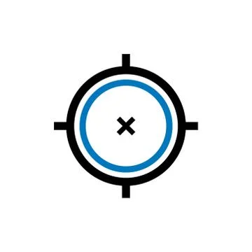 Target vector graphic design illustration Stock Illustration