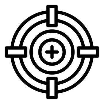 Target Vector Icon Design Illustration Stock Illustration
