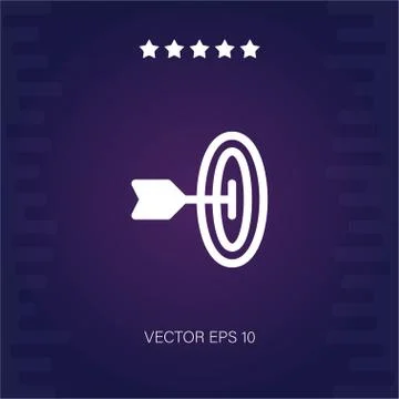 Target vector icon Stock Illustration