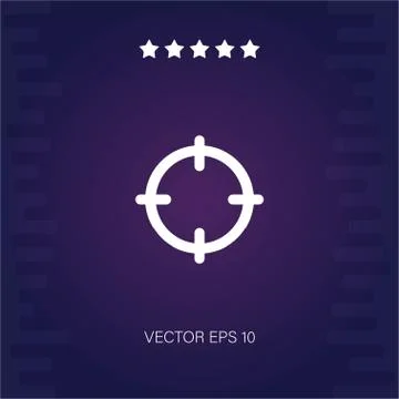 Target vector icon Stock Illustration
