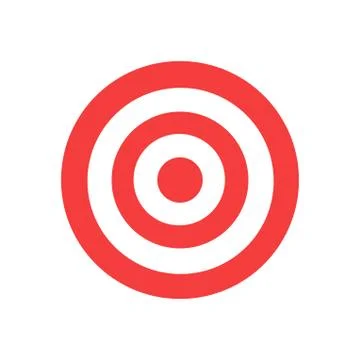 Target vector icon Stock Illustration