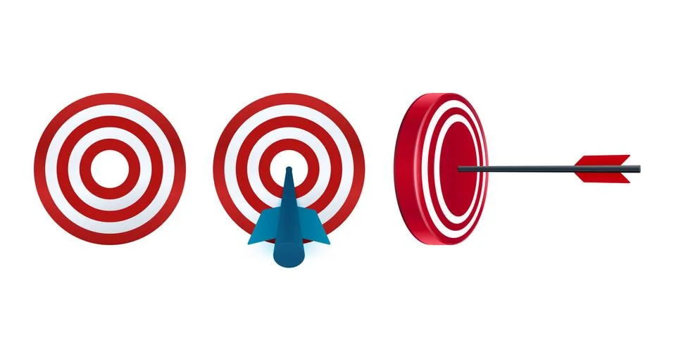 Target vector icons Stock Illustration