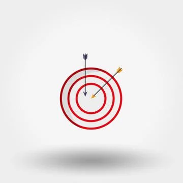 Target. Vector illustration. Stock Illustration