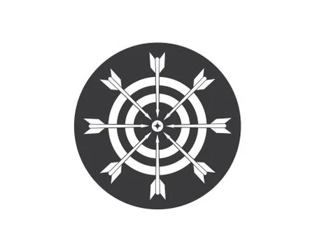 Target vector,icon logo illustration Stock Illustration