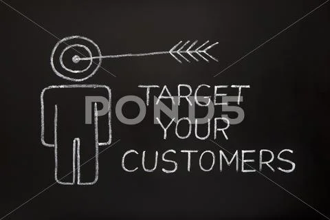 Target your customers Stock Photos