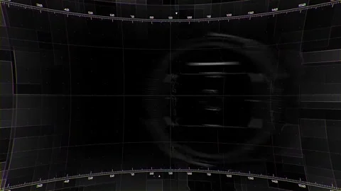 TARGET zooming finding target on black background Stock Footage 281914011
