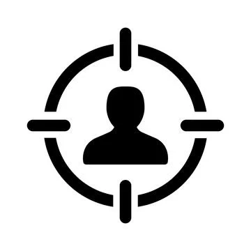 Targeted Customer icon vector illustration Stock Illustration