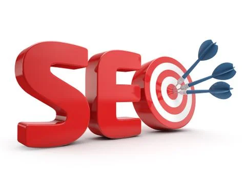 Targeted seo optimization Stock Illustration