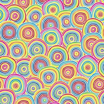 Targets seamless pattern Stock Illustration