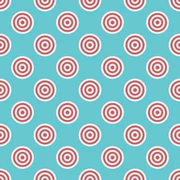 Targets seamless pattern Stock Illustration