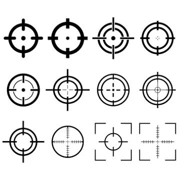 Targets set destination Stock Illustration