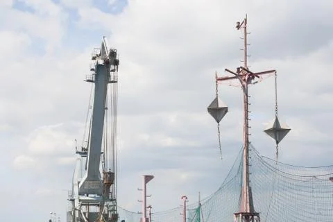 Targets for warship Stock Photos