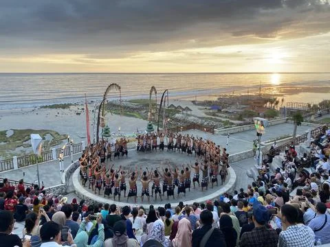 "Tari Kecak" Performance dance Stock Photos