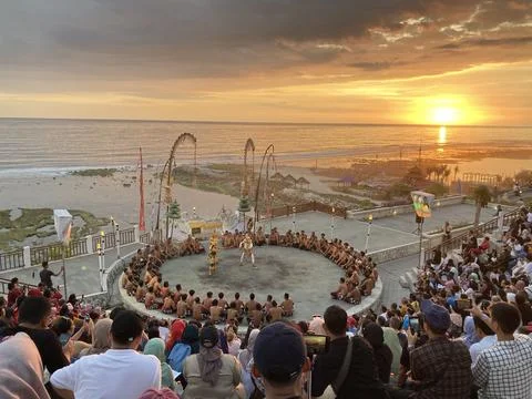 "Tari Kecak" Performance dance Stock Photos