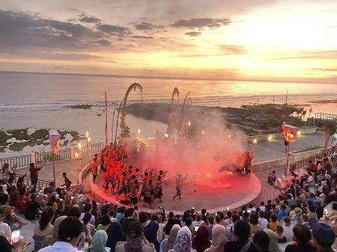 "Tari Kecak" Performance dance Stock Photos