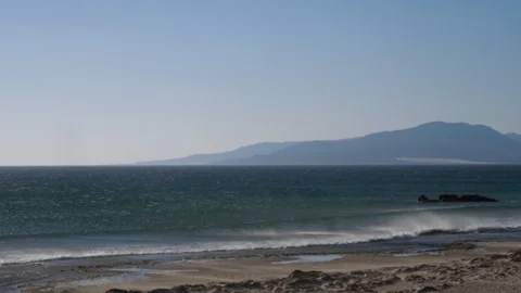 Tarifa Beach, Spain 스톡 동영상 129535808