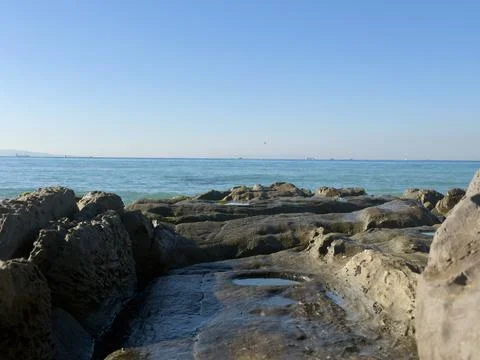 Tarifa, oceanic landscape Stock Photos