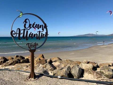Tarifa, oceanic landscape Stock Photos