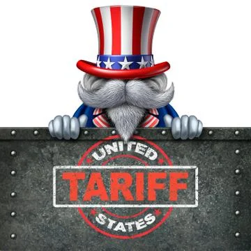 Tariffs United States Stock Illustration