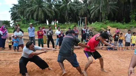 Tarik tambang Stock Footage 222523539