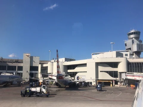 Tarmac Activity Stock Footage 73705069