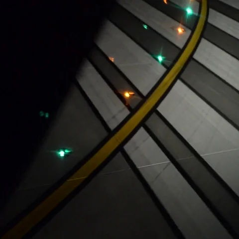 Tarmac passing by Stock-Footage 69457919