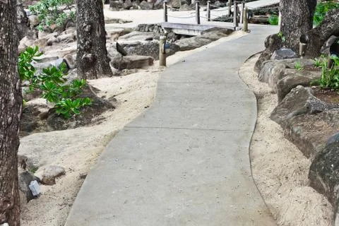Tarmac path Stock Photos