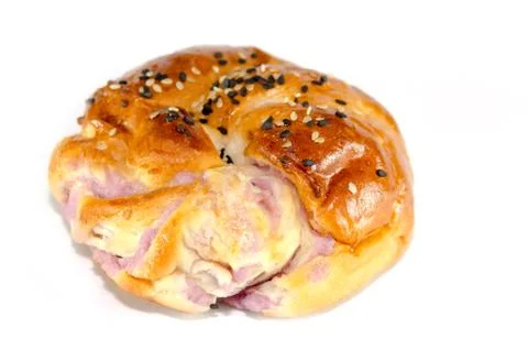 Taro bread Stock Photos