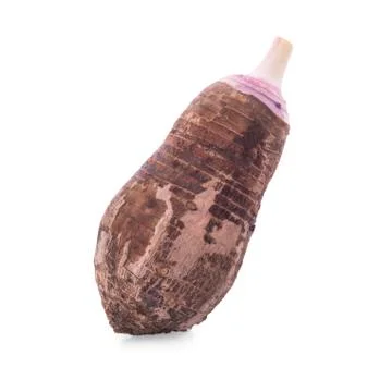 Taro isolated on white background Stock Photos
