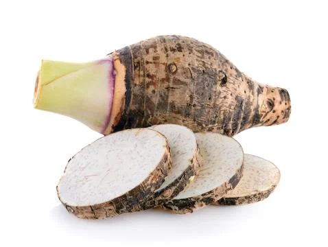 Taro root Stock Photos