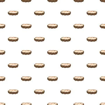 Taro root slices creating seamless organic pattern Stock Illustration