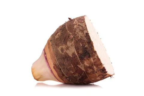 Taro on white background Stock Photos