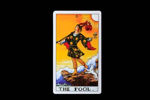 Tarot card the fool Stock Photos