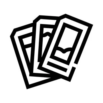 Tarot card fortune telling future prediction icon Stock Illustration