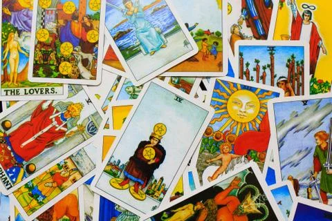 Tarot card Stock Photos