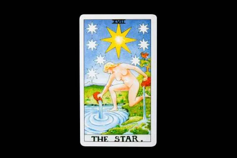 Tarot card  the star Stock Photos